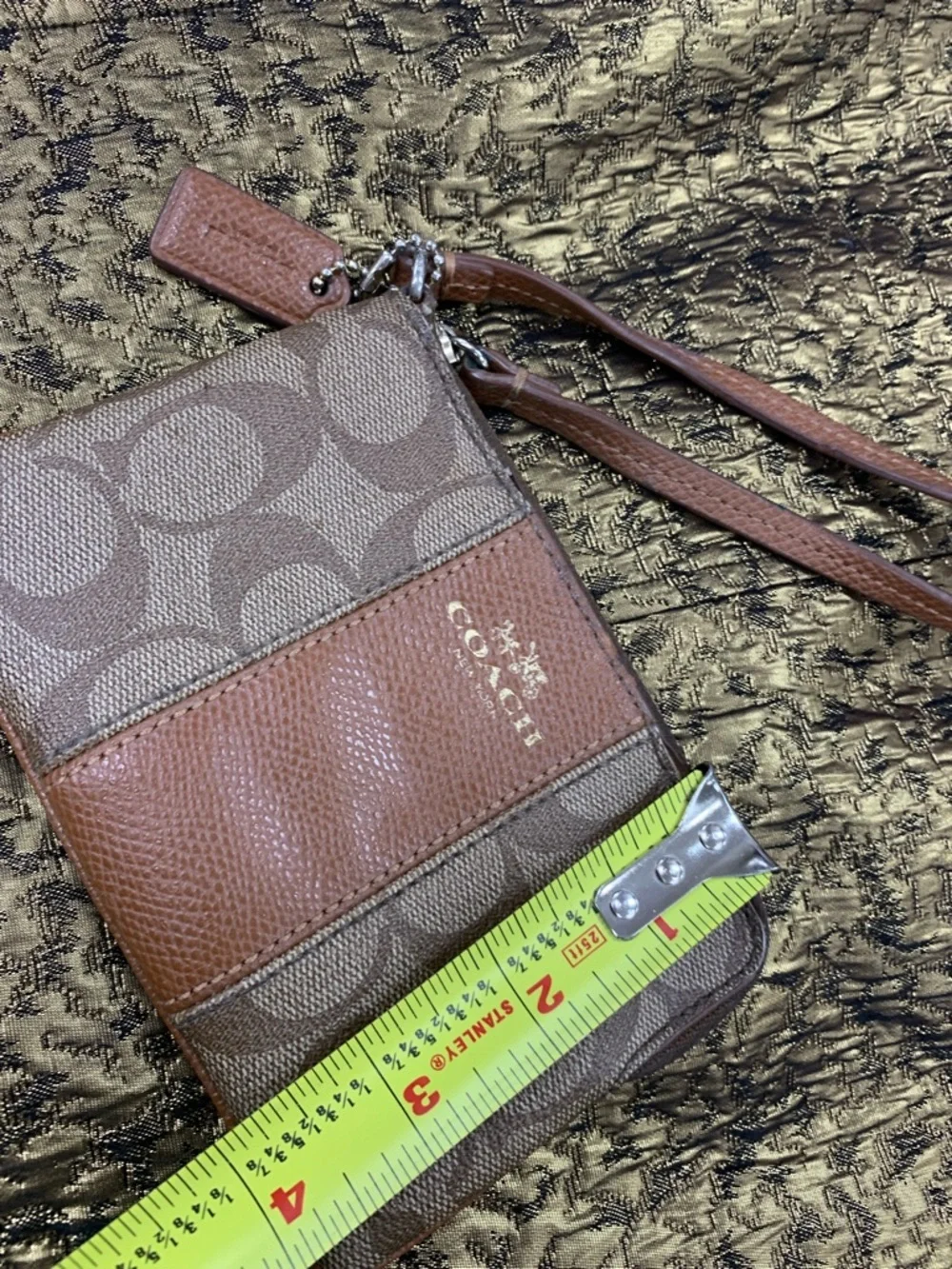 Coach wristlet signature